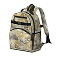 thumbnail image 4 of Vintage Travel Student Backpack Adjustable Shoulder Straps Chest Buckle Lightweight Durable School Backpack, 4 of 5