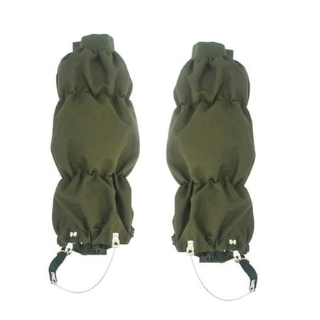 Top Sales Outdoor Leg Gaiters Protection for Legs Gaiter Snake Proof Waterproof Snow Boots Cover Adjustable Legging Green