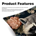 thumbnail image 2 of Raccoon Covers Pillows Set of 2 with Unique Patterns, Throw Pillow Inserts for Bed or Couch, Available in 16x16, 18x18, 20x20 Inches for Any Occasion, 2 of 6