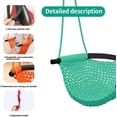 thumbnail image 2 of Hand-Knitting Toddler Swing, Swing Seat for Kids with Adjustable Ropes, Little tikes Swings Set, for Outdoor Indoor, Playground, Backyard (Macaron Green), 2 of 13