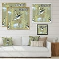 thumbnail image 4 of Designart Herons Birds In The Water FLOAT FRAME WALL ART, 4 of 4