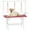 Pink, variant on 47 Inch Large Dog Grooming Table – Foldable Pet Grooming Station for Home & Salon, Adjustable Arm with Double Nooses, Mesh Tray, Sturdy H-Frame, Non-Slip Pink Desktop, For Large Dogs & Cats,