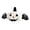 D002- White, variant on Gothic Home Decor, Spooky Halloween Decorations, Pumpkin Decorations for Home, Goth Bedroom Decor, 20X12 Inch Black Jack O Lantern Bat Wing Pillow, Fluffy Cushion for Couch,