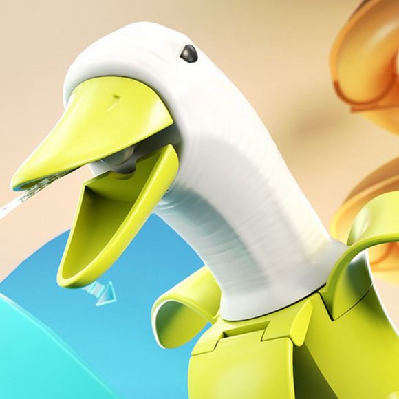Pato Plátano Con Rociador Pequeño Para La Playa Y La Diversión Al Aire Libre, Juguete Acuático Con Frutas