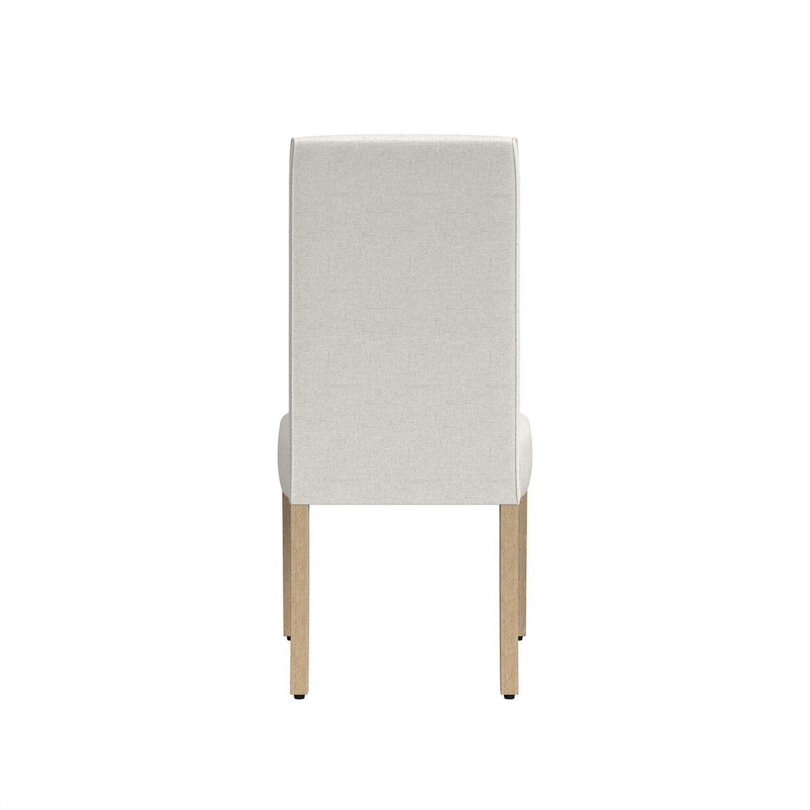 HomePop Classic Parsons Dining Chair, Set of 2, Cream