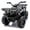 Black, variant on Track Seven 24V Ride on ATV, Kids ATV 4 Wheeler Quad Ride on Toy with Bluetooth, Crash Bar, Front & Rear Storage Rack, Power Display, LED Lights, Electric ATV for Boys Girls Aged 3+, Green