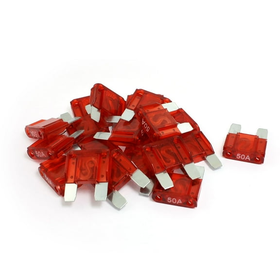 Unique Bargains 20 Pieces 50A Car Vehicle Two Prong Maxi APX  Fuse