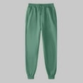 thumbnail image 2 of dazeni Womens Jogger with Pockets Comfy Athletic Running Petite/Regular Sweatpants Casual Drawstring Sweatpants for Travel Green XL, 2 of 5