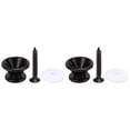 thumbnail image 2 of Guitar Strap Lock Buttons, Stable Performance Decorative Bass Strap Lock Pins  For Ukulele For Music Class Black, 2 of 8