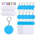 thumbnail image 2 of KLKCMS 54Pcs Sublimation Blank Products DIY Heat Press Printing Smooth Surface Wear, 2 of 9