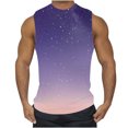 thumbnail image 1 of zfhfof Débardeurs Graphiques pour Hommes Motif Imprimé Sans Manches T-Shirts de Musculation Été Col Rond Chemise de Plage Décontractée, 1 of 5