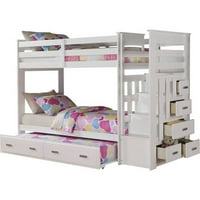 ACME Allentown Twin Over Twin Bunk Bed, Multiple Colors