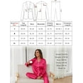 thumbnail image 5 of Pajamas for Women: Syphoria Womens Pajamas, Two-Piece Long Sleeve with Long Pajama Pant Set Button Down Lounge Sets for Women, 5 of 6