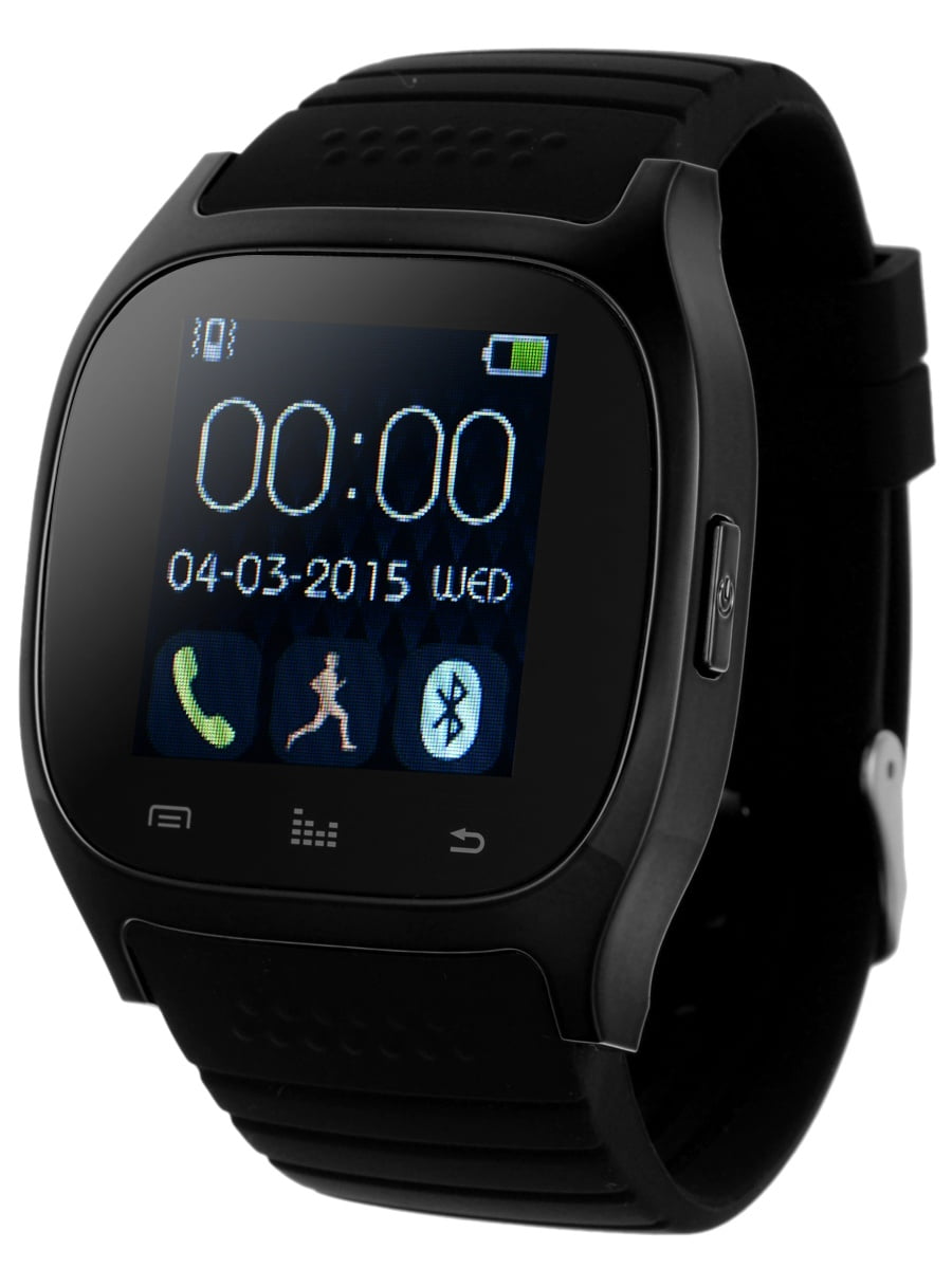 Wireless Smart Watch WristWatch Bracelet with LED Altimeter Music Player Pedometer For Android IOS Smartphone by Unbranded