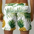 thumbnail image 4 of guisaled Men Swim Trunks Mens Swim Shorts Quick Dry Elastic Waisted Swim Trunks Summer 7 Inch Beach Shorts Loose Fit Hawaii Graphic Boardshorts, 4 of 6