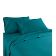 thumbnail image 5 of 600 Thread Count 100% Egyptian Cotton Striped Sheet Set - Deep Pocket Sheets (California King, Teal), 5 of 5