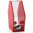 thumbnail image 5 of Pentagon Acrylic Charity Box - Ballot Box - Collection Box - Tip Container - W/Lock Red, 5 of 5