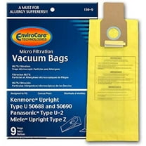 For Kenmore 50688 or 50690 Style U Vacuum Cleaner Bags - Generic - 9 pack