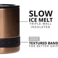 thumbnail image 6 of Elemental Recess Lowball Tumbler, 10oz Triple Wall Stainless Steel Cup with Non-Shattered Tritan Lid, Insulated Whiskey Glass, Insulated Coffee Tumbler Mug for Hot & Cold Drinks - Copper, 6 of 8