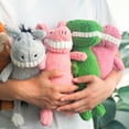thumbnail image 3 of 15.5" INS Popular Shark Unicorn Koala Cat Panda Plush Toys Dolls Smile Teeth Animals Hippo Dinosaur Stuffed Toys Home Decoration, 3 of 6