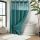 thumbnail image 3 of Cortina de ducha MoonLightBlue sin ganchos, con forro de repuesto, 230 g/m², impermeable, para baño, de malla, para hotel, 3 of 5