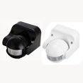 thumbnail image 4 of Sensor de movimiento infrarrojo montado en la pared que enciende el negro de la gama Max.1200w de Ip44 el 12m, 4 of 5