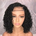 thumbnail image 2 of DOPI Headband Wigs Women Natural Short Wavy Curly Synthetic Wig Fsahion Parting Wigs Roll, 2 of 3