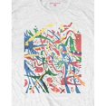 thumbnail image 3 of Pink Floyd  Adult Pollock Prism T-Shirt, 3 of 3