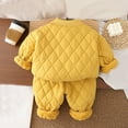 thumbnail image 5 of Tiijoy Little Boys Outfits Winter Casual Quilted Jacket & Pants Set, 2-Piece, Sizes 6-7, 5 of 8
