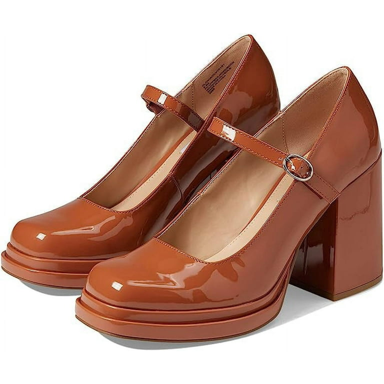 Steve Madden Womens Wish Patent Square Toe Mary Jane Heels Steve Madden Womens Wish Patent Square Toe Mary Jane Heels