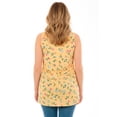 thumbnail image 2 of Woman Within Plus Size Perfect Printed Sleeveless Shirred V-Neck Tunic, 2 of 6