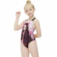 thumbnail image 5 of Kamado Nezuko Swimwear Kids' One-Piece Swimsuit Quick-Dry Cute Printed Girls' Swimwear Bathing Suit for Beach & Pool 8-10Y(130cm), 5 of 8