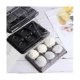 thumbnail image 5 of Bandeja de plástico transparente para pasteles de luna, magdalenas, mochis, galletas, embalaje de alimentos, 100 unidades, 6 cavidades, s202412245166, 5 of 5