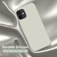thumbnail image 4 of IBAOLEA Designed for iPhone 12 Case, Designed for iPhone 12 Pro Case, Silicone Shockproof Phone Cover with [Soft Anti-Scratch Microfiber Lining] 6.1 inch, Stone, 4 of 7