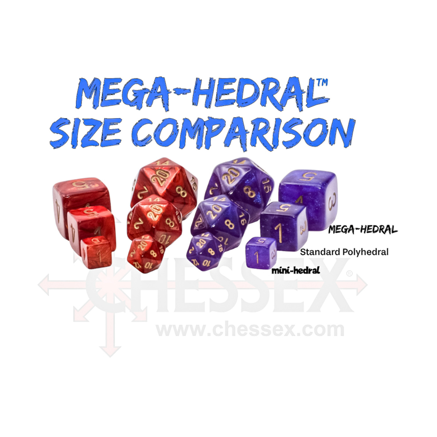 Chessex CHX22430 Mega Hedrals Vortex Dice Bags, Bright Green & Black - Set of 7