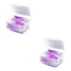 thumbnail image 2 of Seitruly 40 Uds cepillo interdental cabeza cepillos de herramienta de higiene bucal interior de mano hogar viajes vacaciones púrpura Púrpura 1.2-1.5 mm 2piezas, 2 of 6