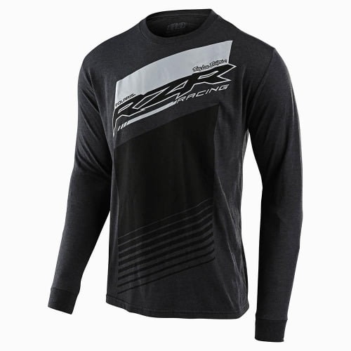 Playera Ciclismo Polaris Rzr Ls Tee Charcoal Heather Tld Troy Lee Design Polaris