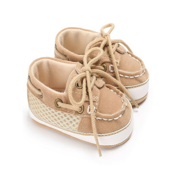 Infant Sneaker Baby Boy Toddler First Walkers Stitching Straps Soft Bottom Non-slip Casual Shoes