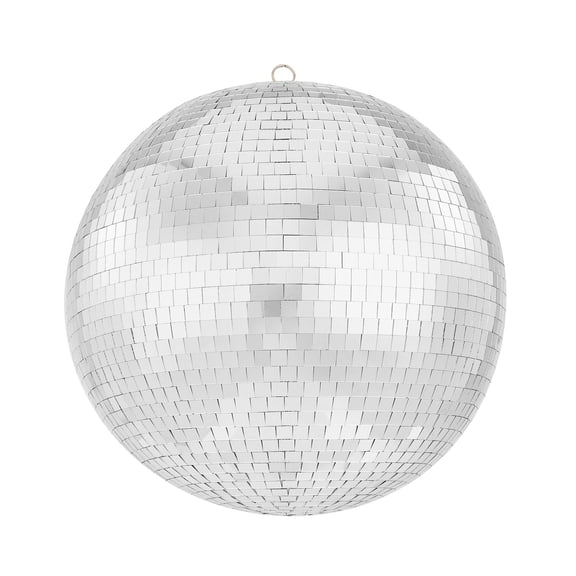 Mirror Disco Ball, 12 Inch Mirror Ball with Hanging Ring, Lightning Disco Ball Party Decorations, Fun Party Home Decorations, Ideal for Stage, Wedding, Birthday, Christmas, New Year's Celebration