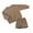 N273-Coffee, variant on RMGVDSD Little Boys Sweatsuit Unisex Boys Girls 2 Pcs Thin Sweat Suit Long Sleeve Sweatshirt Pullover Tops And Sweat Shorts Set 2-3 Years