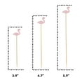 thumbnail image 3 of BambooMN 5.9" Colorful Flamingo Cocktail Picks for Drinks and Food, Decorative Toothpicks for Hotel, Restaurant, Catering Events, 1000 Pieces, 3 of 5
