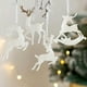 thumbnail image 1 of Xihbxyly Colgante de Reno Navideño, Acabado Dorado Brillante, Diseño de Reno Saltando, Llamativo Adorno para Árbol, Alegría Navideña, Decoración Festiva, Tamaño de 15 Cm, Perfecto para Árboles Pequeñ, 1 of 3