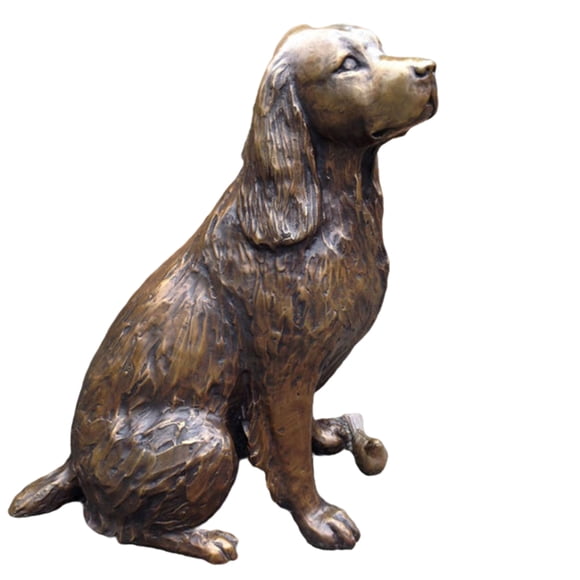 VALINK Cute Dog Statue Personalized Resin Animals Ornament Outdoor Landscape Decoration for Home Garden
