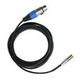 thumbnail image 3 of Cable de audio de micrófono ANGGREK Señal clara de alta fidelidad Macho a hembra Doble blindaje 3 pines Negro, 3 of 8