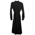 thumbnail image 2 of CO Essentials Robe Chemise Longue Noire pour Femmes - P, 2 of 2