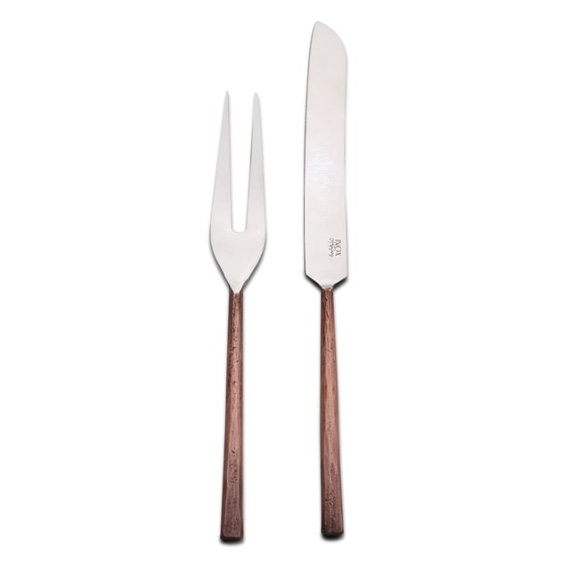 Sundance Cuivre Antique 2 Pcs. Ensemble de Sculpture de Viande.