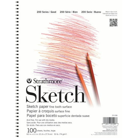 UPC 012017255083 product image for Strathmore ST25-508 8. 5 inch x 11 inch Wire Bound Sketch Pad | upcitemdb.com