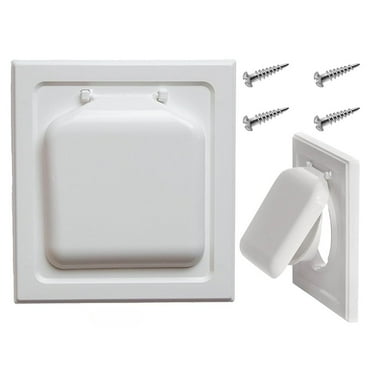 4 Inch Double Door Dryer Vent Cover Home Improvement Duct Vent Cover