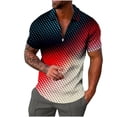 thumbnail image 1 of Camisetas con Cuello en V Hombres de Moda Impresa de Manga Corta, Camiseta Casual con Cuello en V para la Primavera Y el Uso Diario, 1 of 3