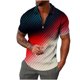 thumbnail image 1 of Camisetas con Cuello en V Hombres de Moda Impresa de Manga Corta, Camiseta Casual con Cuello en V para la Primavera Y el Uso Diario, 1 of 3